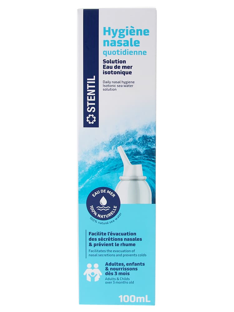 Stentil Hygiène Nasale Quotidienne dès 3 Mois 100 ML