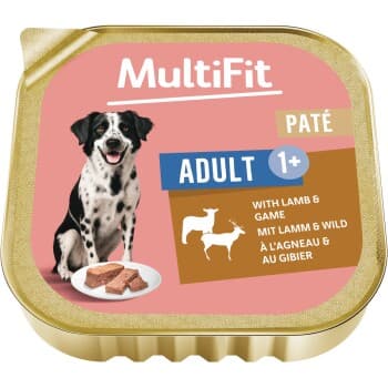 MultiFit Pâtée humide pour chien à l’agneau et au gibier 9x300 g