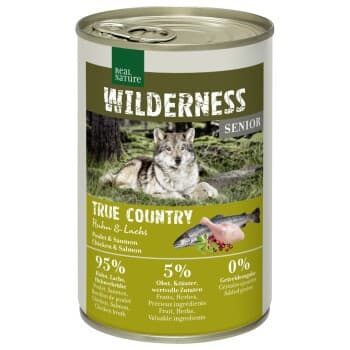REAL NATURE WILDERNESS Senior True Country Huhn & Lachs 6x400 g
