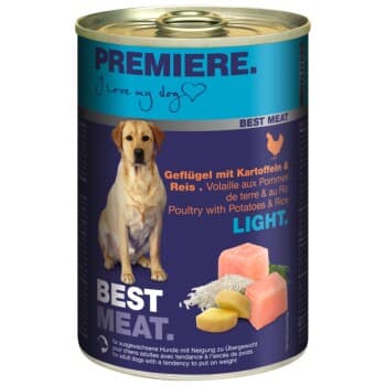 PREMIERE Best Meat Light Volaille & riz 12x400 g