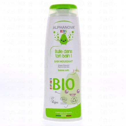 ALPHANOVA Kids - Bulle dans ton bain ! Bain moussant Poire et Kiwi Bio 250ml