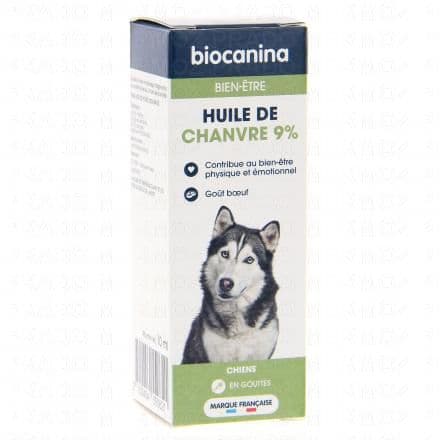 BIOCANINA Huile de chanvre 5% pour chien 15ml