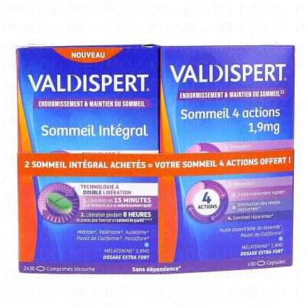 VALDISPERT Sommeil Intégral lot de 2 x 30 comprimés